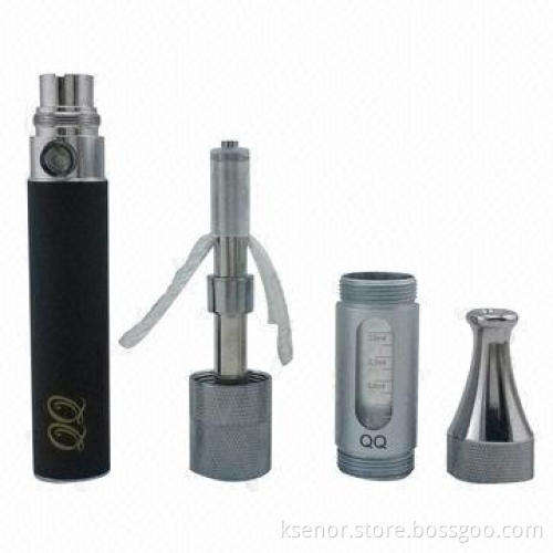 QQ Electronic Cigarette Starter Kit, 3.5/2.8mL Capacity, 14.9mm Diameter